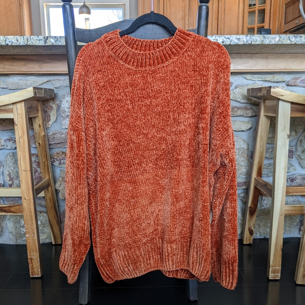 Orange Super Soft Sweater